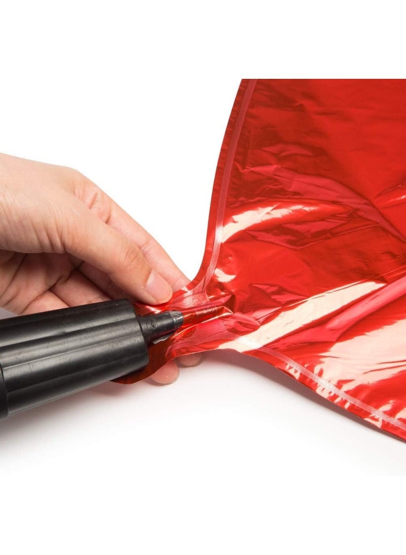 Red Heart Balloons for Valentine’s Day Decorations – Heart Shape Balloons, 18 Inch for Valentine Decorations – Love Foil Balloon Red Wedding Anniversary & Valentine Party Decors (Set of 10) - Image 4