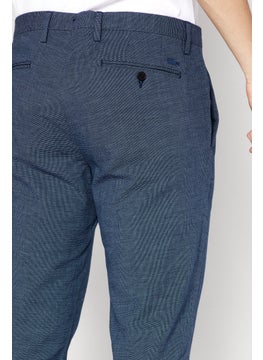 LACOSTE Men Slim Fit Twill Trouser, Heather Blue  - Image 4
