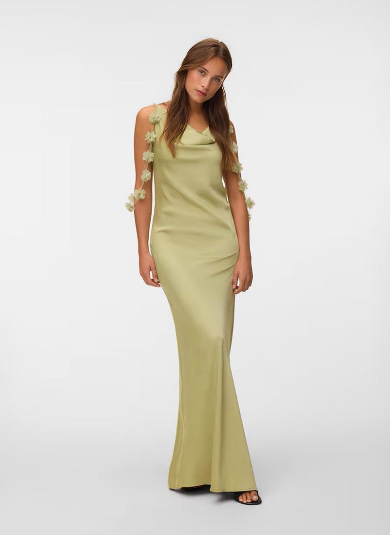VERO MODA Women's VMANALEIA Sleeveless Detail Maxi Dress - Image 1