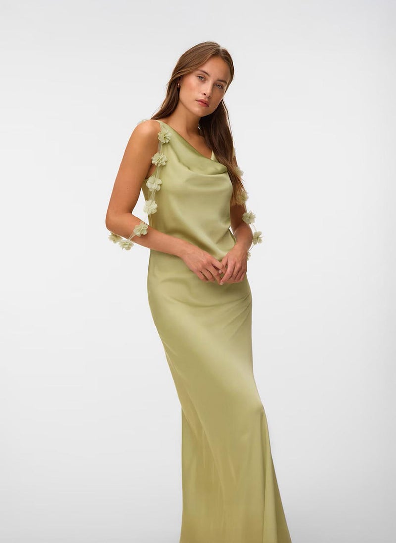 VERO MODA Women's VMANALEIA Sleeveless Detail Maxi Dress - Image 3