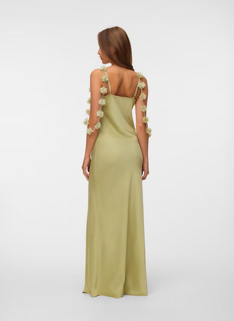 VERO MODA Women's VMANALEIA Sleeveless Detail Maxi Dress - Image 4