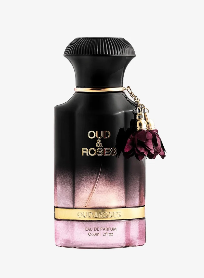 Ahmed Al Maghribi Perfumes OUD & ROSES 60ML