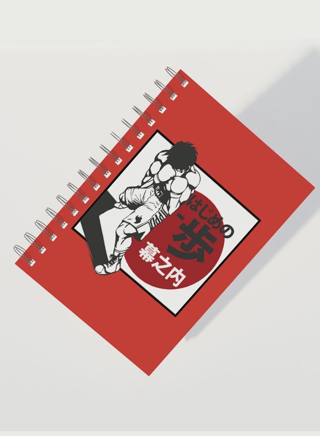 LIT دفتر هاجيمي نو إيبّو دفتر هاجيمي نو إيبّو الدائري دفتر ماكونوتشي كانجي الدائري أسلوب كوميدي فن أنمي هدية لمحبي الأنمي - Image 2