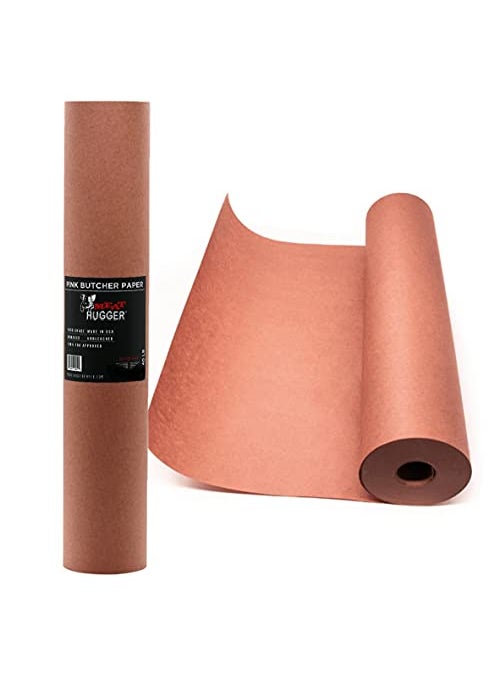 Meat Hugger Pink Butcher Paper Roll  18 Inch by 175 Feet 2100 Inch  Food Grade BBQ Peach Butcher Paper for Smoking Meat  Unbleached Unwaxed and Uncoated  Made in USA 