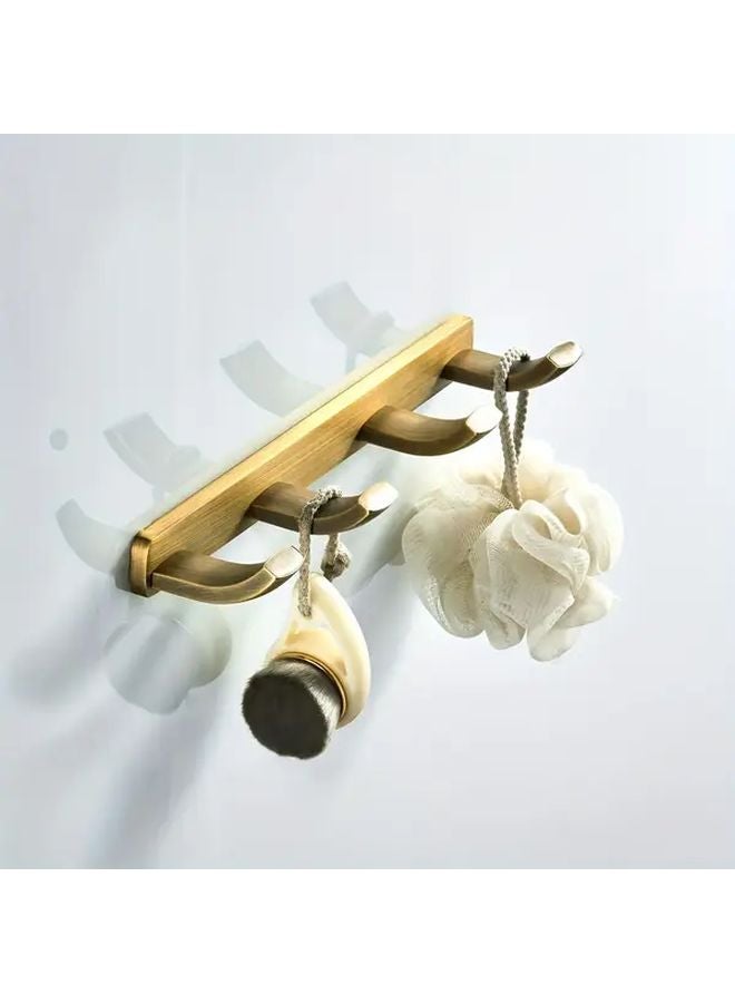 مجموعة خطاطيف حائط عتيقة من 4 قطع للحمام، مدخل المنزل، تخزين وتنظيم المنزل - Image 1