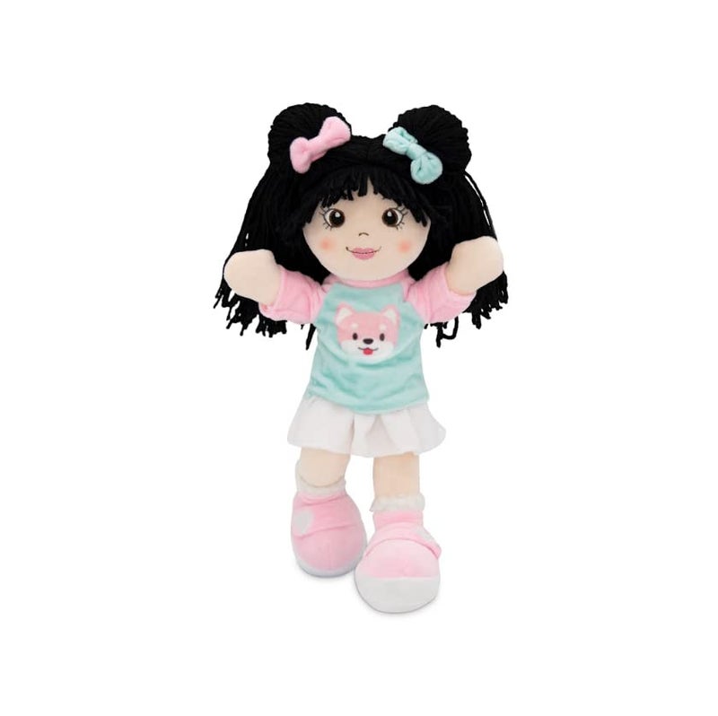 Playtime by Eimmie 14" Soft Baby Doll for Girls (Lillie) - Plush Rag Doll for Toddlers & Infants, Washable Stuffed Toy with Sensory Fabric Body - Great for Baby Showers, Birthdays & Special Occasions - Image 2