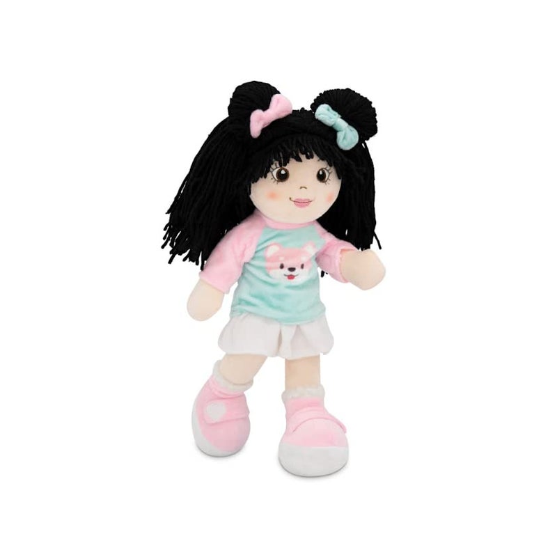 Playtime by Eimmie 14" Soft Baby Doll for Girls (Lillie) - Plush Rag Doll for Toddlers & Infants, Washable Stuffed Toy with Sensory Fabric Body - Great for Baby Showers, Birthdays & Special Occasions - Image 3