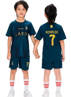 M MIAOYAN M MIAOYAN Ronaldo's new Riyadh victory away children's football jersey  - Image 2