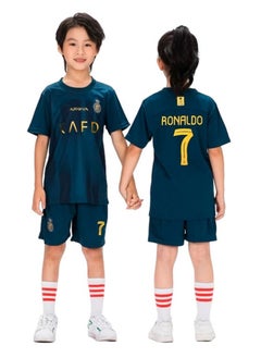 M MIAOYAN M MIAOYAN Ronaldo's new Riyadh victory away children's football jersey  - Image 1