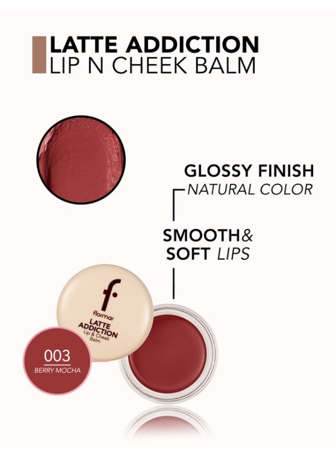 flormar Latte Addiction Lip & Cheek Balm - 003 Berry Mocha 003 Berry Mocha - Image 4