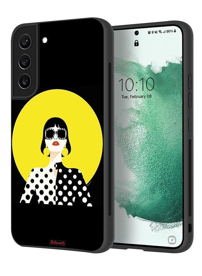 Tolwak Samsung Galaxy S21 Plus 5G Protective Case Cover Stylish Girl Art - Image 1