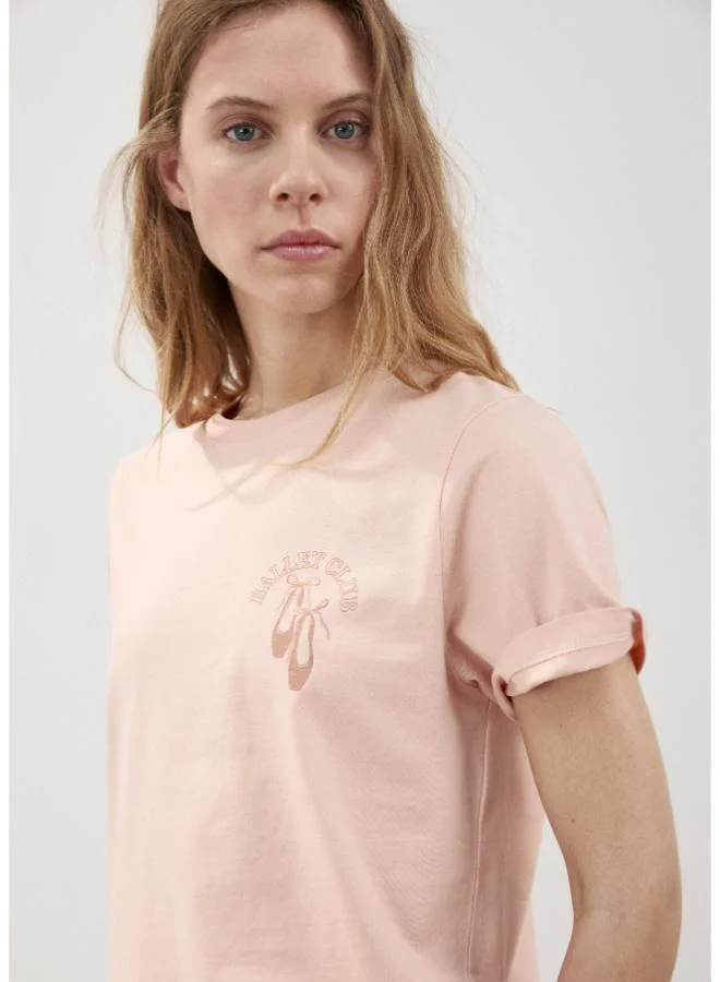 MANGO Short-sleeved printed t-shirt
