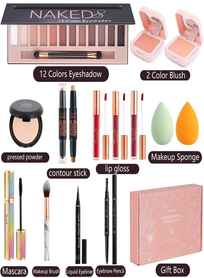 AOLIKOKO Makeup Kit for Women Full Kit,Professional Makeup Set,Includes 12 Colors Eyeshadow Palette And multiple cosmetics,Makeup Gift Set for Women - Image 2