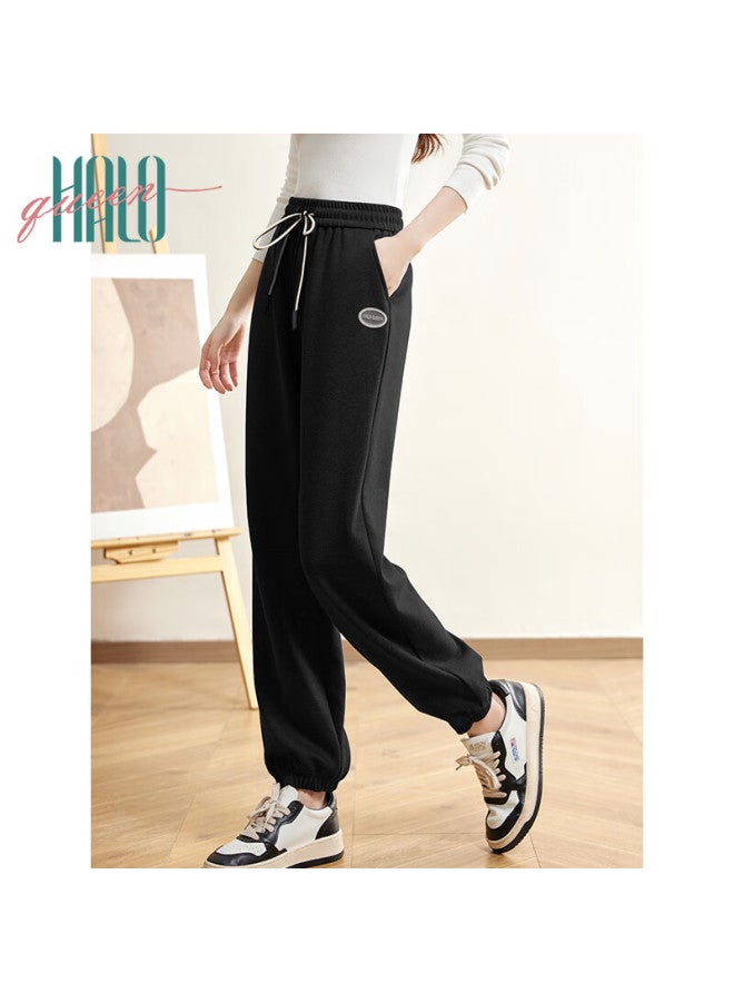 HALOQUEEN Halo Queen Women's Casual Pants, Spring And Autumn Drawstring Elastic Waist Joggers, Loose Comfortable Sweatpants, New Product H143r1012 - Image 2
