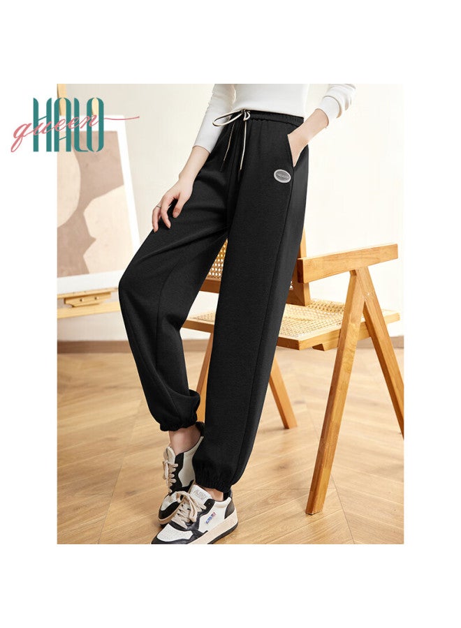 HALOQUEEN Halo Queen Women's Casual Pants, Spring And Autumn Drawstring Elastic Waist Joggers, Loose Comfortable Sweatpants, New Product H143r1012 - Image 4