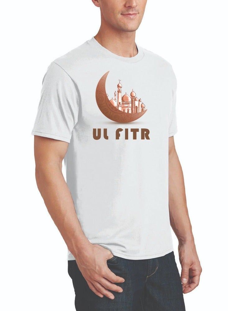 برينت شوب فور مي تي شيرت عيد مبارك للكبار للرجال - تي شيرت قطني برقبة دائرية وأكمام قصيرة - هدية للأب والزوج والأخ - هدية العيد للرجال - احتفل بالعيد بأناقة - Image 4