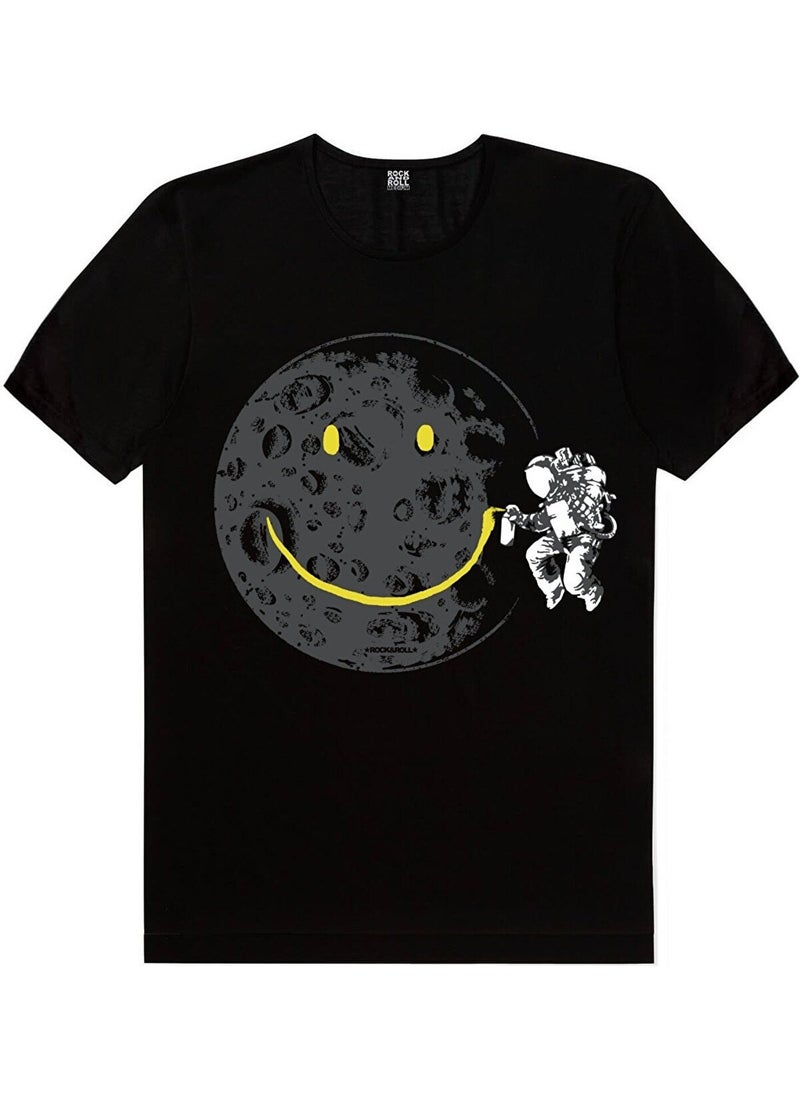 Rock&Roll Balloon Planets, Astronaut with Broom, Graffiti Astronaut Women's 3-Piece Eco Pack T-Shirt  - Image 3