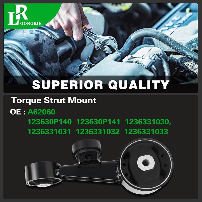 loongrie Engine Torque Strut Mount Replacement for 2007-2018 ES350 & 2013-2018 Avalon 3.5L V6 - Image 3