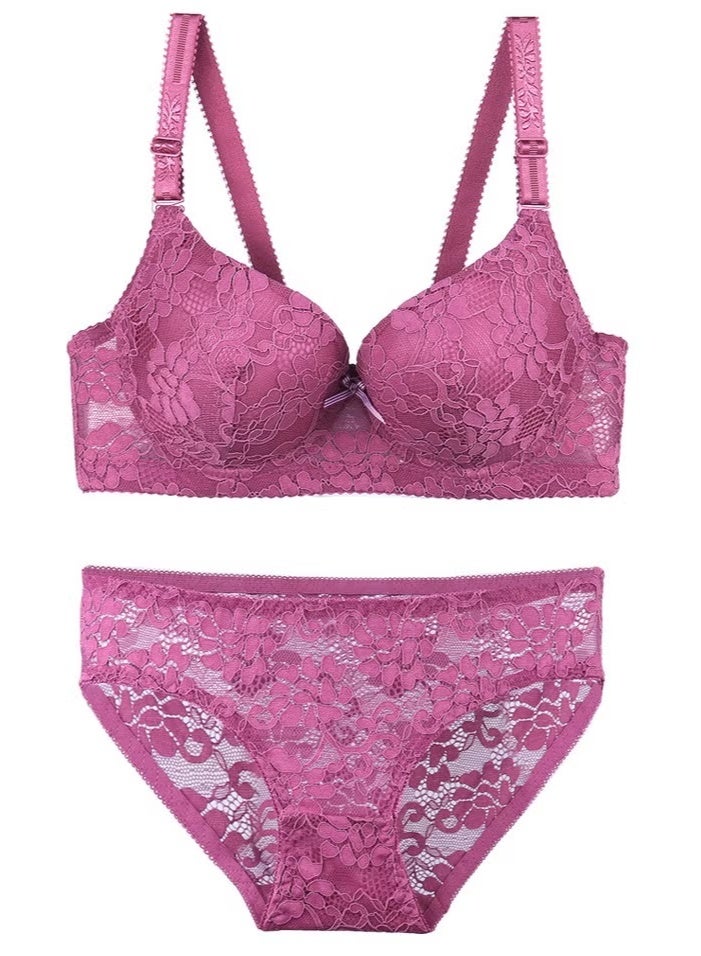Lace Thin Women's Bra and Panties 6-piece Set - Image 4