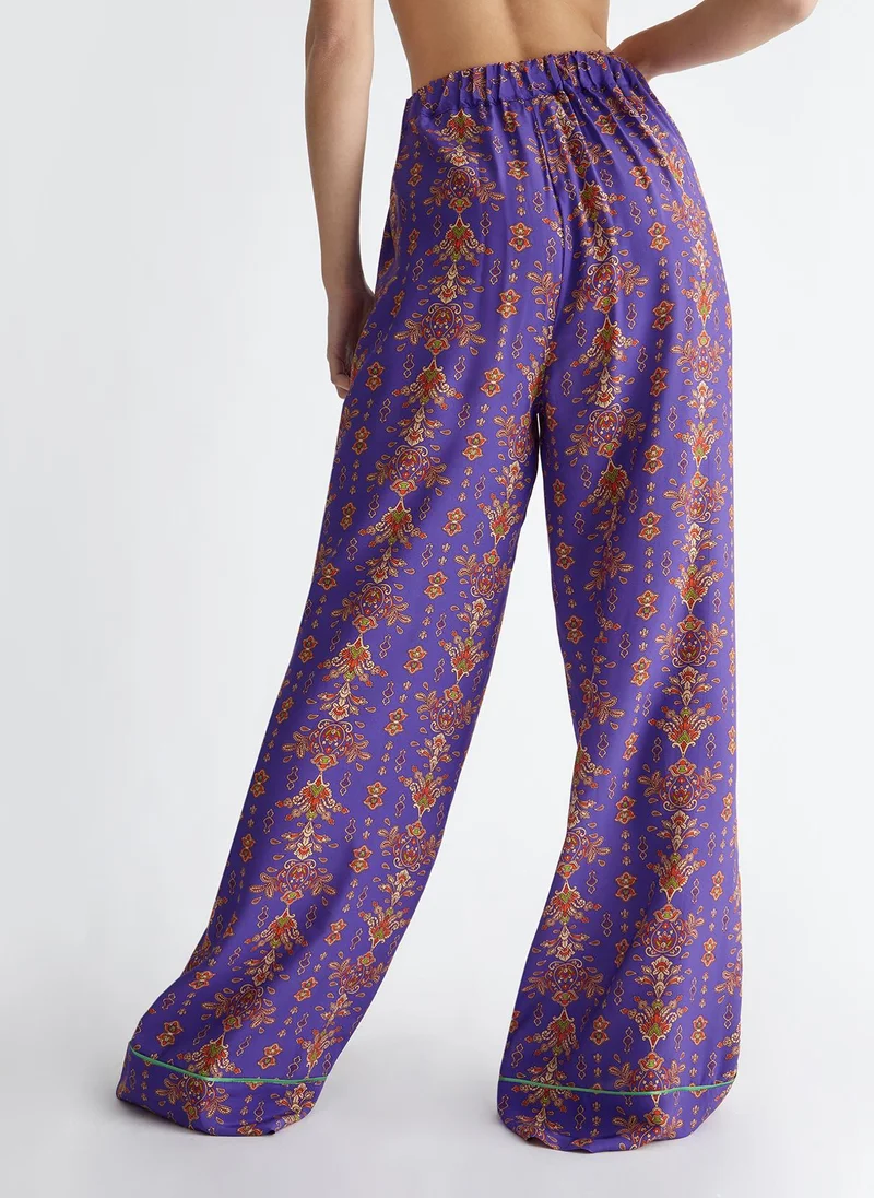 Liu Jo Wide-leg trousers with print