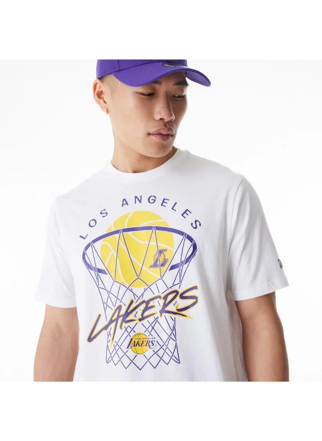 نيو ايرا Los Angeles Lakers Graphic Table T-Shirt