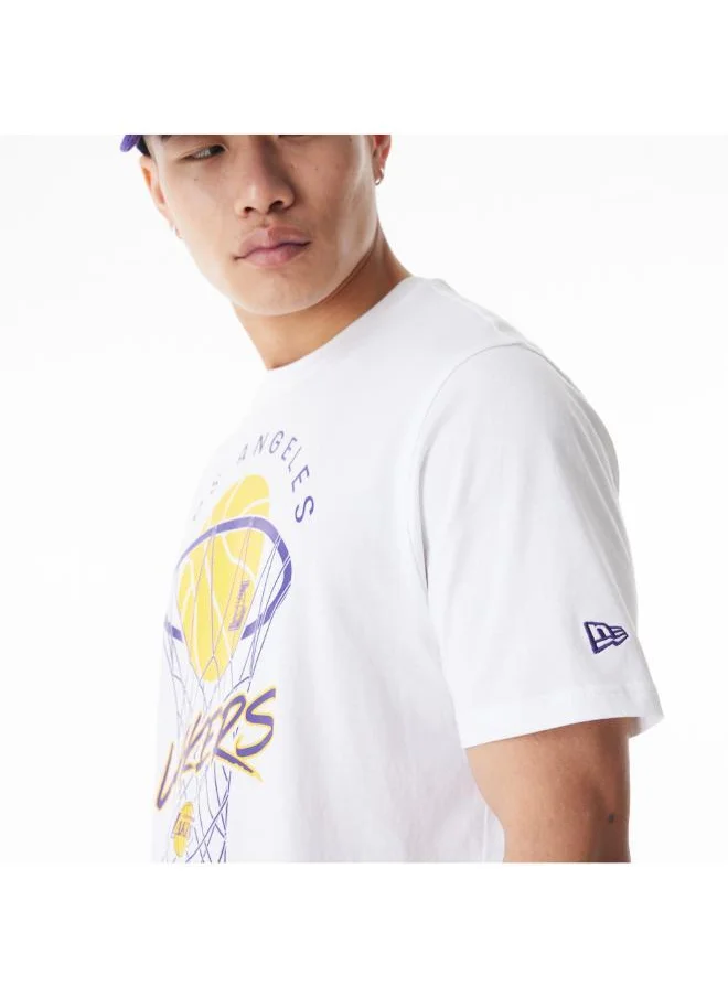 نيو ايرا Los Angeles Lakers Graphic Table T-Shirt