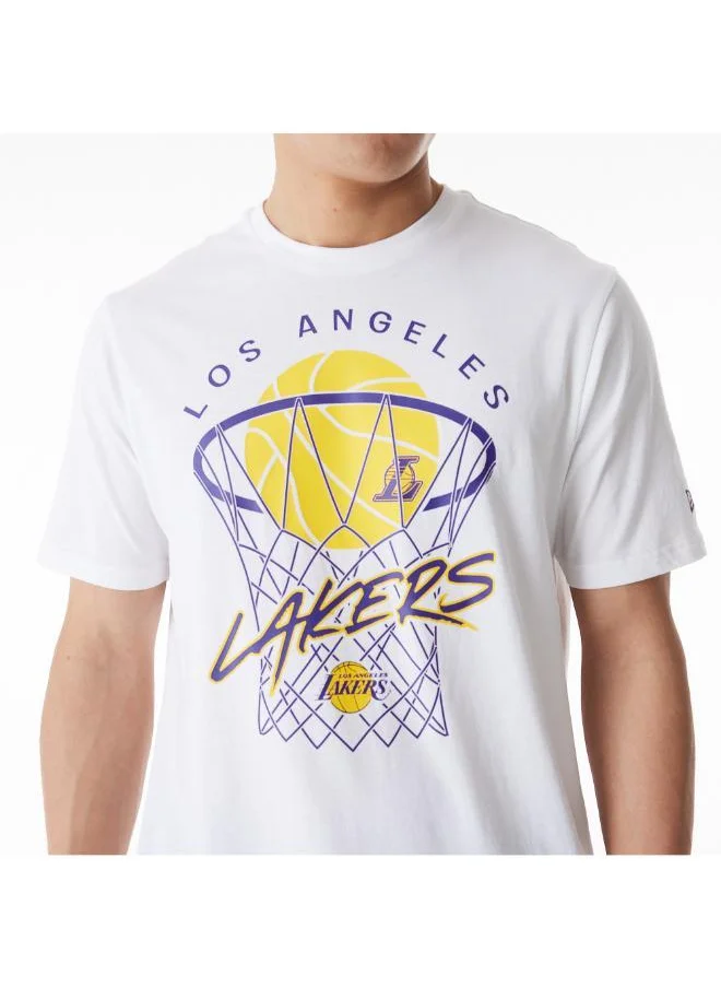 نيو ايرا Los Angeles Lakers Graphic Table T-Shirt