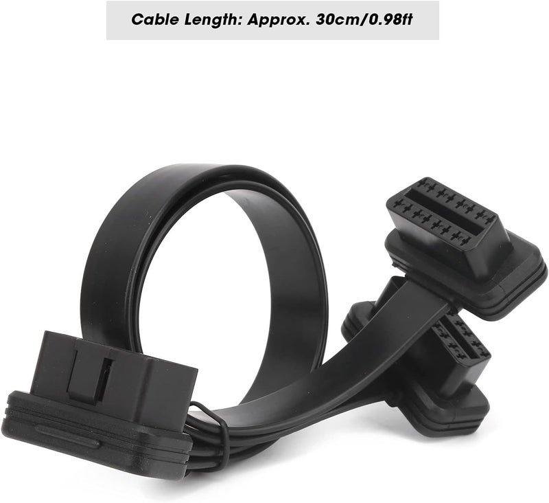 klarako 1 to 2 Onklarako Board Diagnostics Extension Cable Splitter ABS 16Pin Connector 0.98ft Professional Car Diagnostic Tool - Image 2