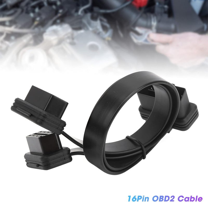 klarako 1 to 2 Onklarako Board Diagnostics Extension Cable Splitter ABS 16Pin Connector 0.98ft Professional Car Diagnostic Tool - Image 5