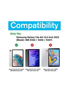 Procases ProCase for Galaxy Tab A8 Kids Case 2022, Shockproof Stand Cover Lightweight Kids Friendly Protective Case for Galaxy Tab A8 X200 X205 X207 -Blue  - Image 3