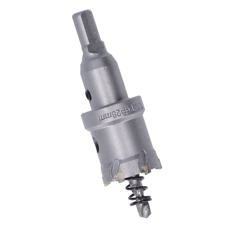 28mm Carbide Hole Saw Bit Kit For Thick Metal With Hex Wrench - Image 3