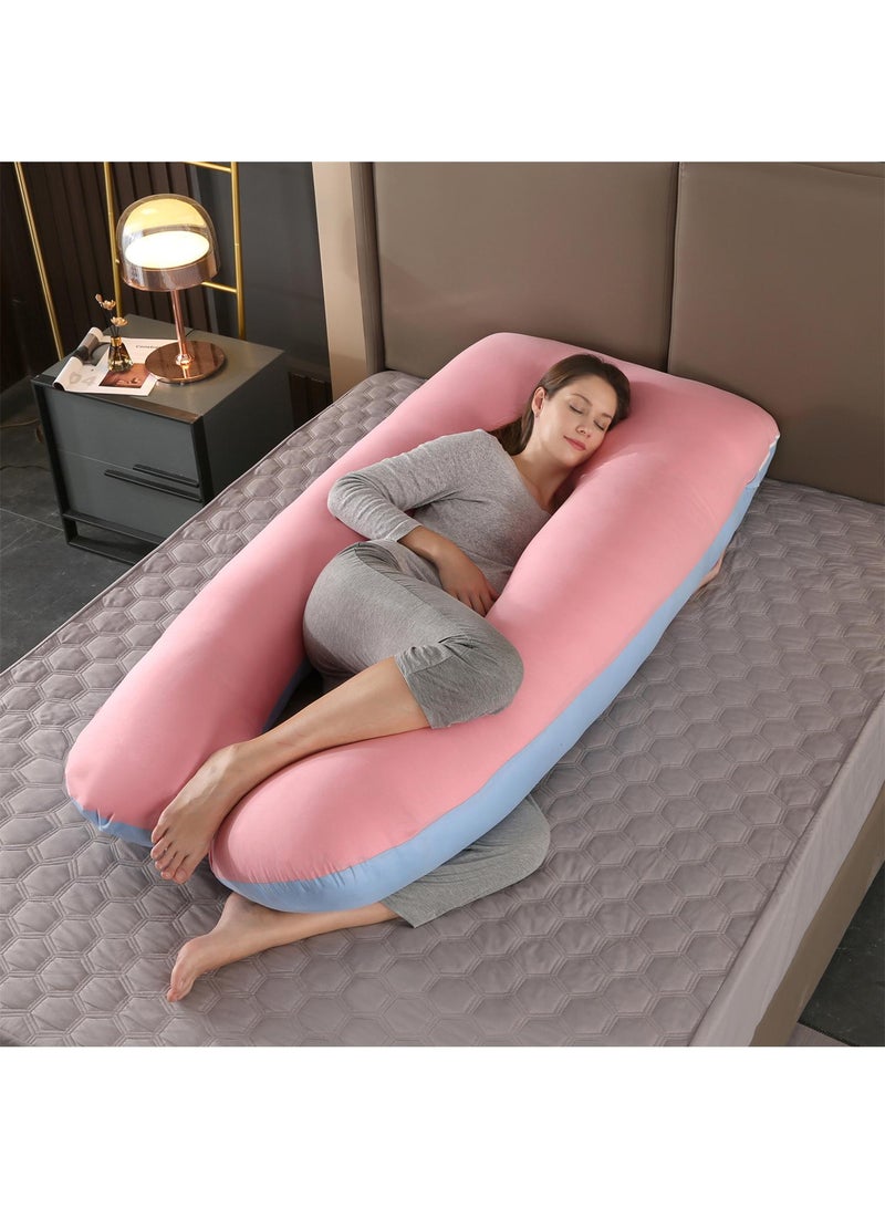 U-Shaped Full Body Pregnancy Cotton Pillow 80x155cm - Image 2