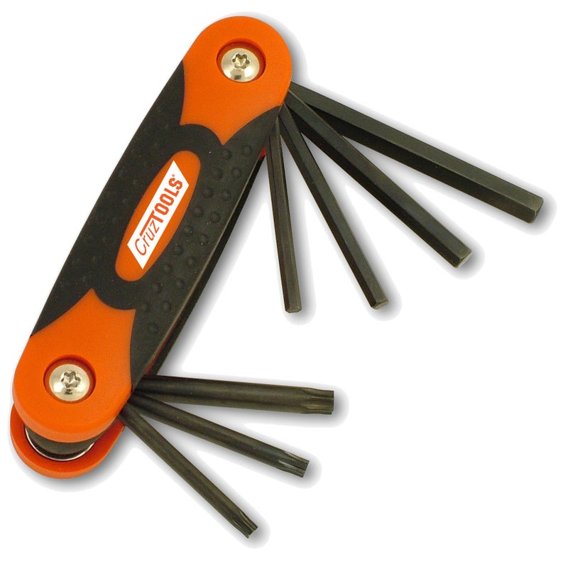 CruzTOOLS FHT1 Folding Hex/Torx Key Set for Harley-Davidson Motorcycles - Image 5