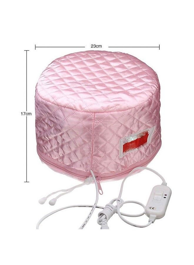 Theodore - Hair Care Thermal Head Spa Cap Treatment With Beauty Steamer Nourishing Heating Cap Spa Cap For Hair Spa Cap (Pink) - Image 1