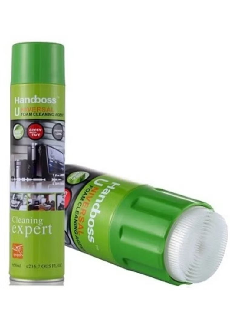 Universal Foam Cleaning Agent with Brush, Handboss Cleaning Expert