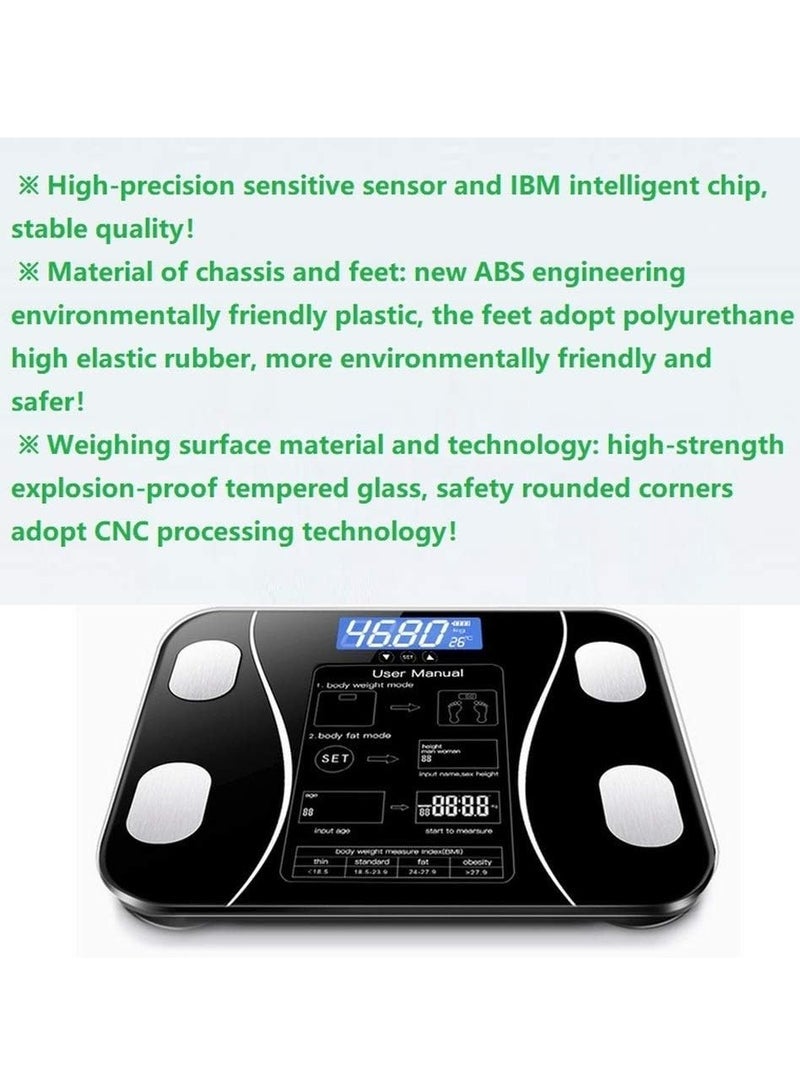 Gulf Trend Bathroom Balance Body Fat Scale, Smart Electronic LED Digital Weight Scale, Weight Loss Artifact, Accurate Body Composition, Bathroom Scales for Home, Simple, Fast, Durable & Easy to Use – Ideal for Elderly & Children – Precision Weight Measurement - Image 5