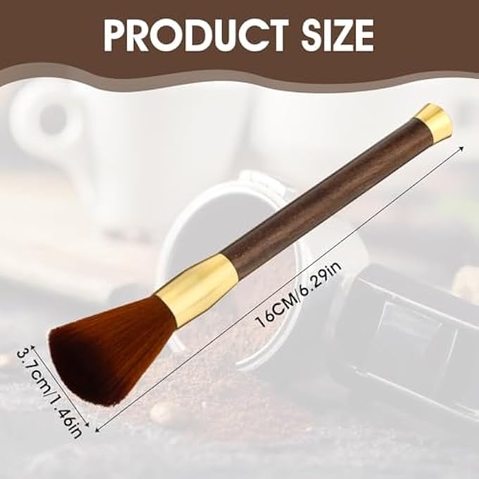 rayihni Coffee Cleaning Brush  168Cm Vegan Bristle Brush For Espresso Machines  Coffee Grinders  Barista Tool For Deep Cleaning Filters Portafilters  Nozzles - Image 5