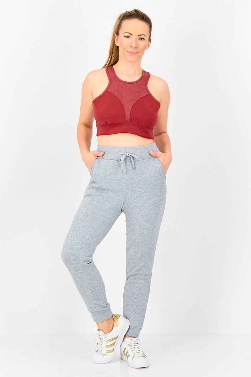 PUMA Women Non Padded Training Sports Bra, Maroon - Image 4