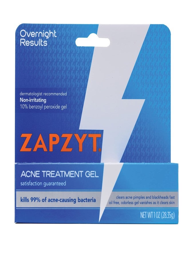 Zapzyt Maximum Strength 10% Benzoyl Peroxide Acne Treatment Gel 1 oz. (Pack of 12) - Image 1