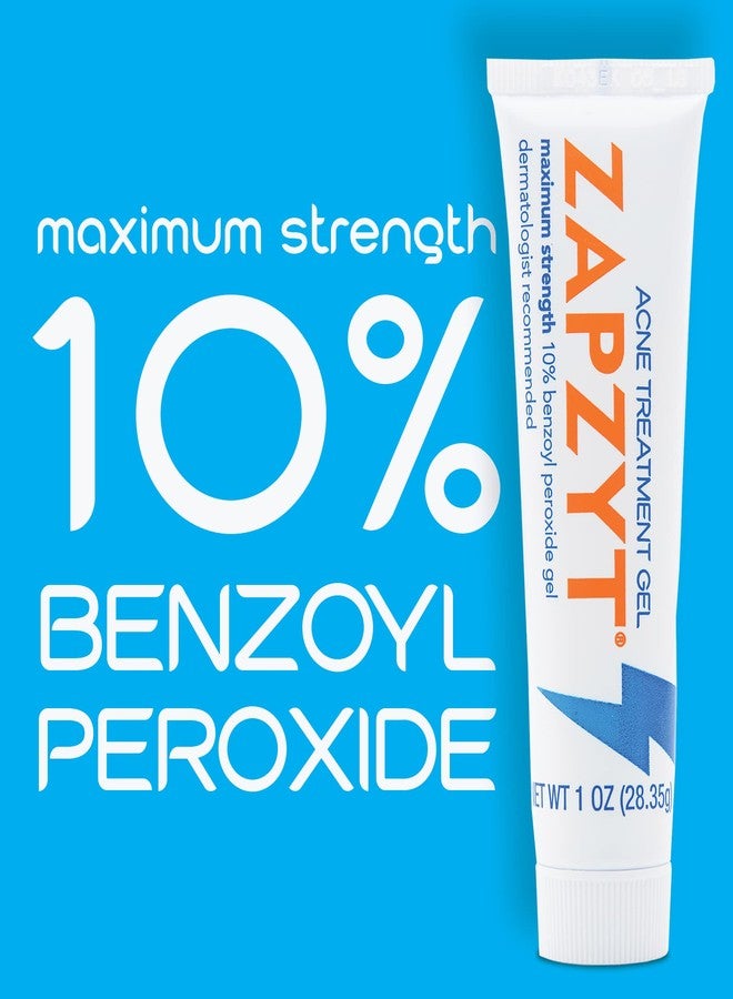Zapzyt Maximum Strength 10% Benzoyl Peroxide Acne Treatment Gel 1 oz. (Pack of 12) - Image 4