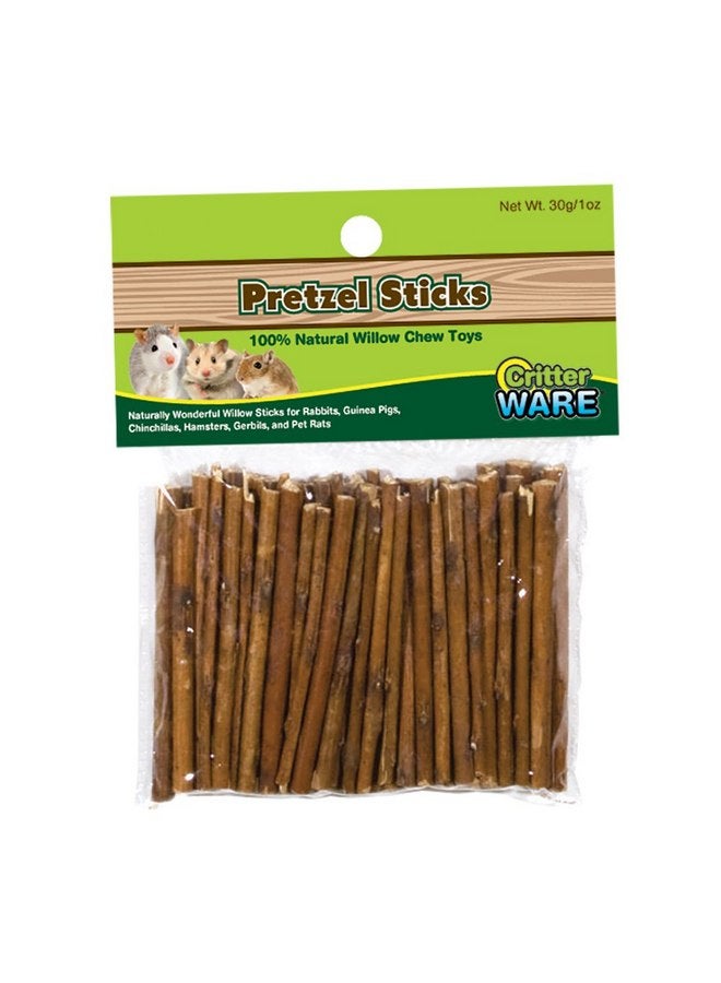 وير مانيوفاكتشارينج أعواد بريتزل Willow Critters من Ware Manufacturing للحيوانات الأليفة الصغيرة (عبوة من قطعة واحدة) - Image 1