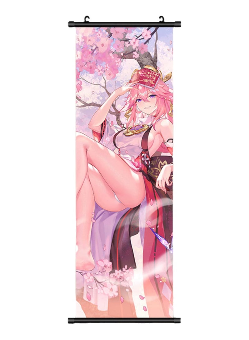 Genshin Impact Character Hanging Scroll Painting Bedroom Mural Home Decoration Painting Two-dimensional Comic Exhibition Poster (YS-17) - Image 1