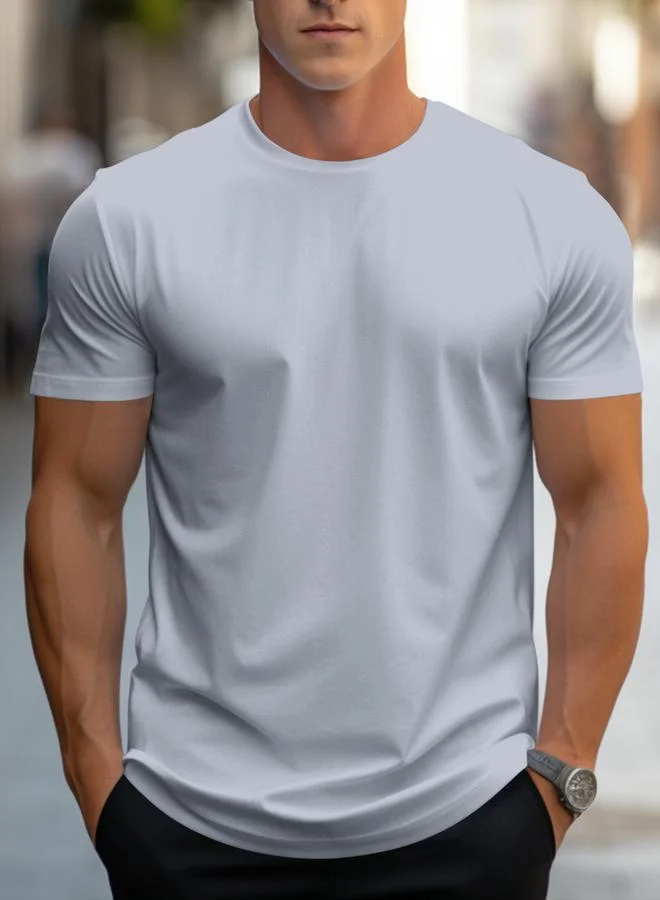 Take Two men's solid round neck short sleeve t-shirt