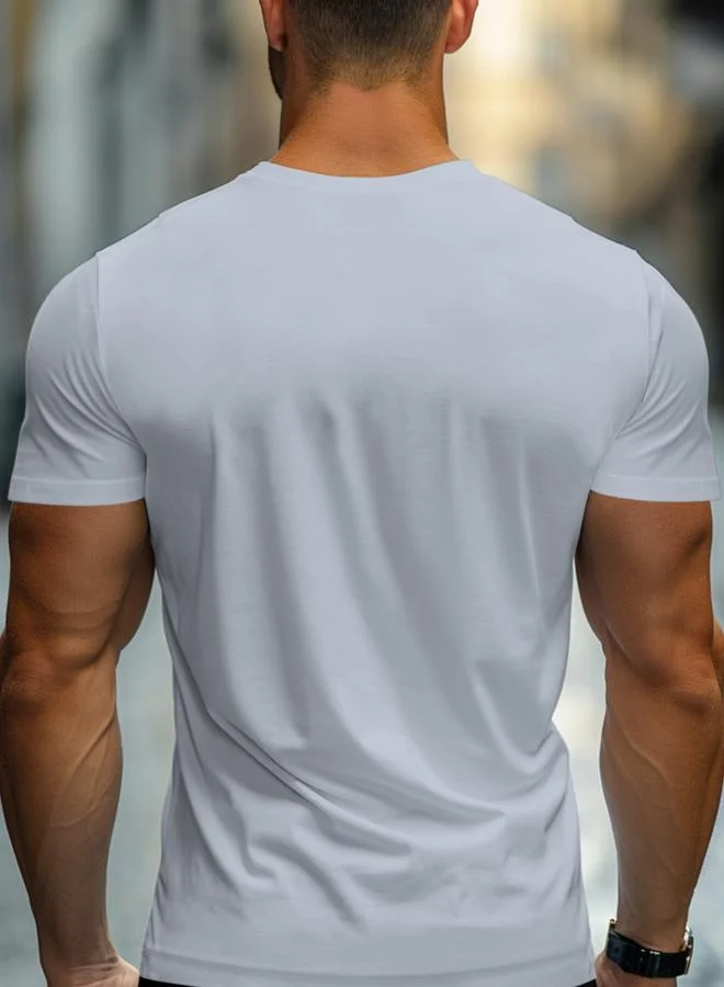 Take Two men's solid round neck short sleeve t-shirt
