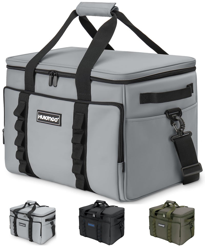 Hulongo Soft Insulated Cooler Bag Collapsible Large Travel Coolers Soft Sided Coolers Ice Chest, Leakproof, Waterproof, 48-Can, 32L - Image 1