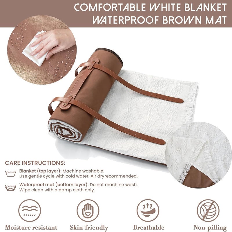 Tiny Land 2-in-1 Double Layer Waterproof Picnic Blanket and Mat - Image 2
