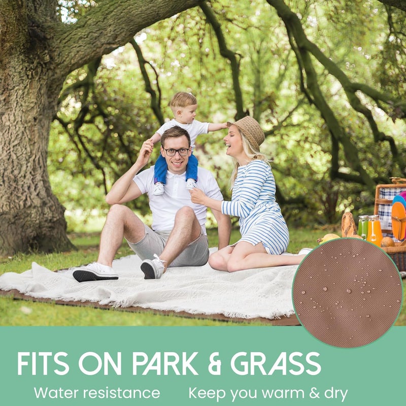 Tiny Land 2-in-1 Double Layer Waterproof Picnic Blanket and Mat - Image 4