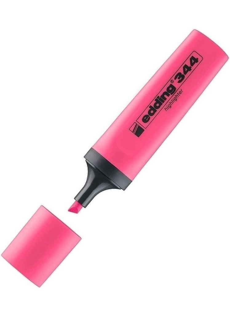 Edding Highlighter Pen (Green Yellow Pink) Marker Pen 3 Pieces 1 Pack Marker Pen Highlighter Colors 1 Pack  - Image 2