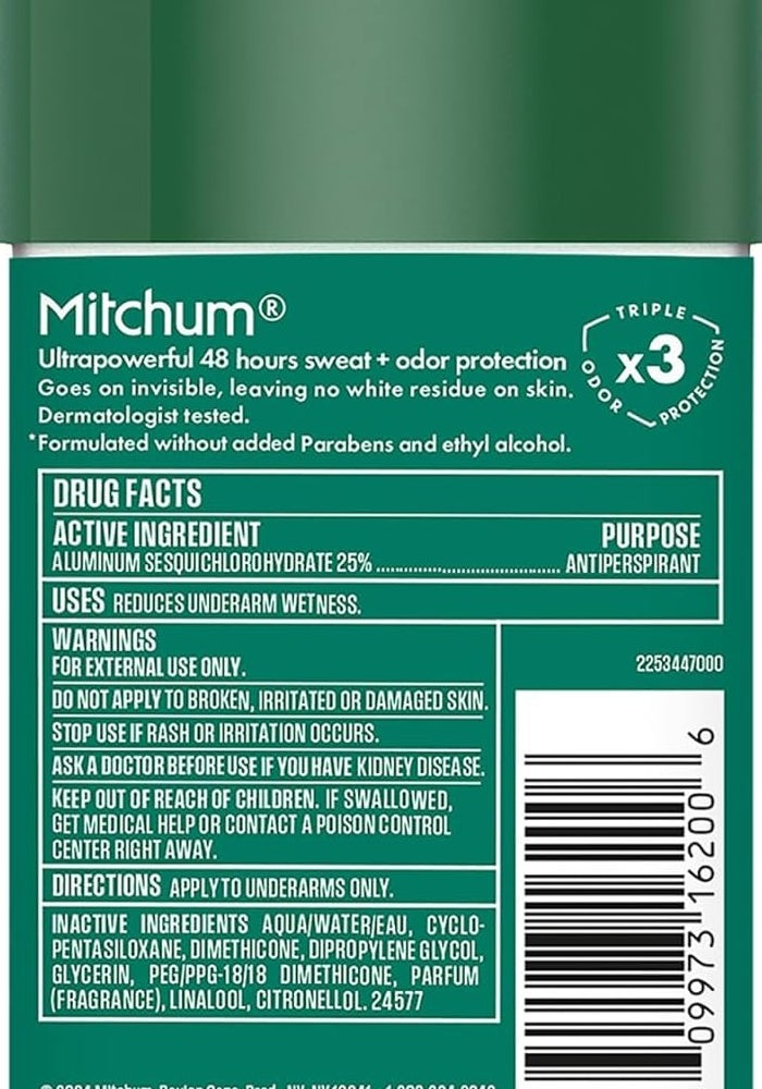Mitchum Men Gel Antiperspirant Deodorant, Sport, 2.85 Ounce - 48 Hour Protection - Image 5