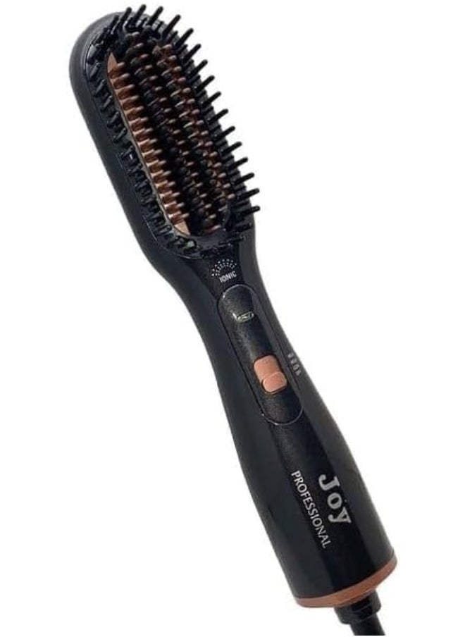 جوي كير 3-in-1 Hair Styling Brush – Ionic Hair Dryer, Straightener  Volumizing Styler with Ceramic Tourmaline Technology, Adjustable Heat, Fast Drying, Anti-Frizz Control  Auto Shut-Off – Salon-Perfect Blowouts at Home or On the Go - Image 2